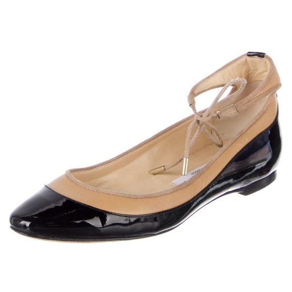 Jimmy Choo Patent Leather Flats. NEW - Picture 2 of 7